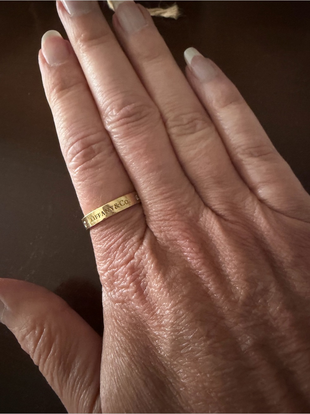 Tiffany & Co. 18k Yellow Gold Diamond Ring - Picture 7 of 10